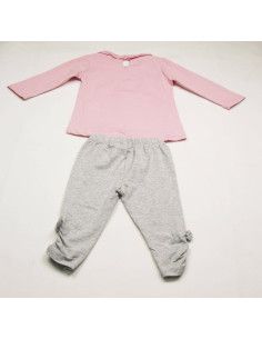 Conjunto manga larga fino bebé niña  2