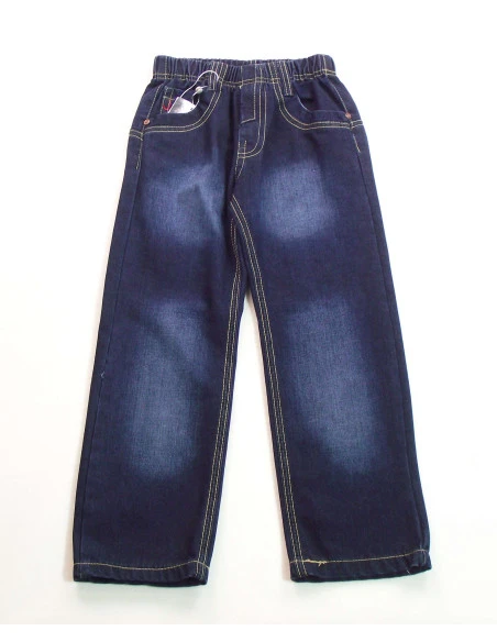 Pantalón tejano con goma niño 