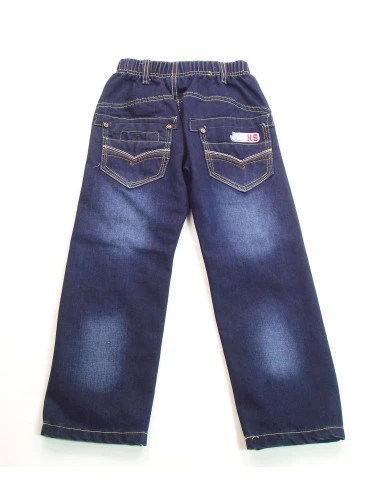 Pantalón tejano con goma niño 