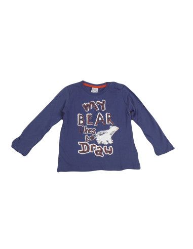 Camiseta manga larga oso bebé niño [product.brand] 1 - Ropa para Bebé | dyley | 