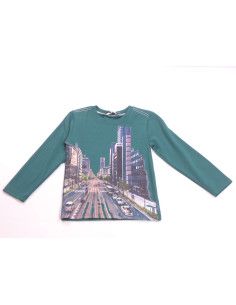 Camiseta manga larga ciudad niño 