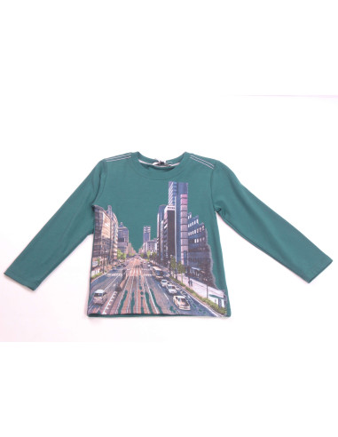 Camiseta manga larga ciudad niño 