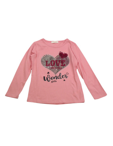 Camiseta manga larga onyou niña 