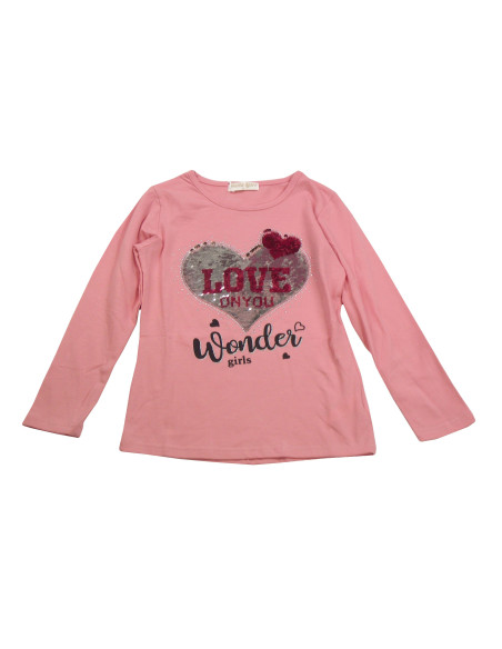 Camiseta manga larga onyou niña 