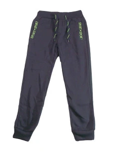 Pantalón largo felpa sport azul niño 