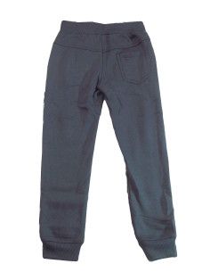 Pantalón largo felpa sport azul niño  2