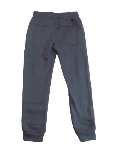 Pantalón largo felpa sport azul niño 