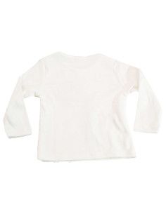 Camiseta manga larga flor bebé niña  2