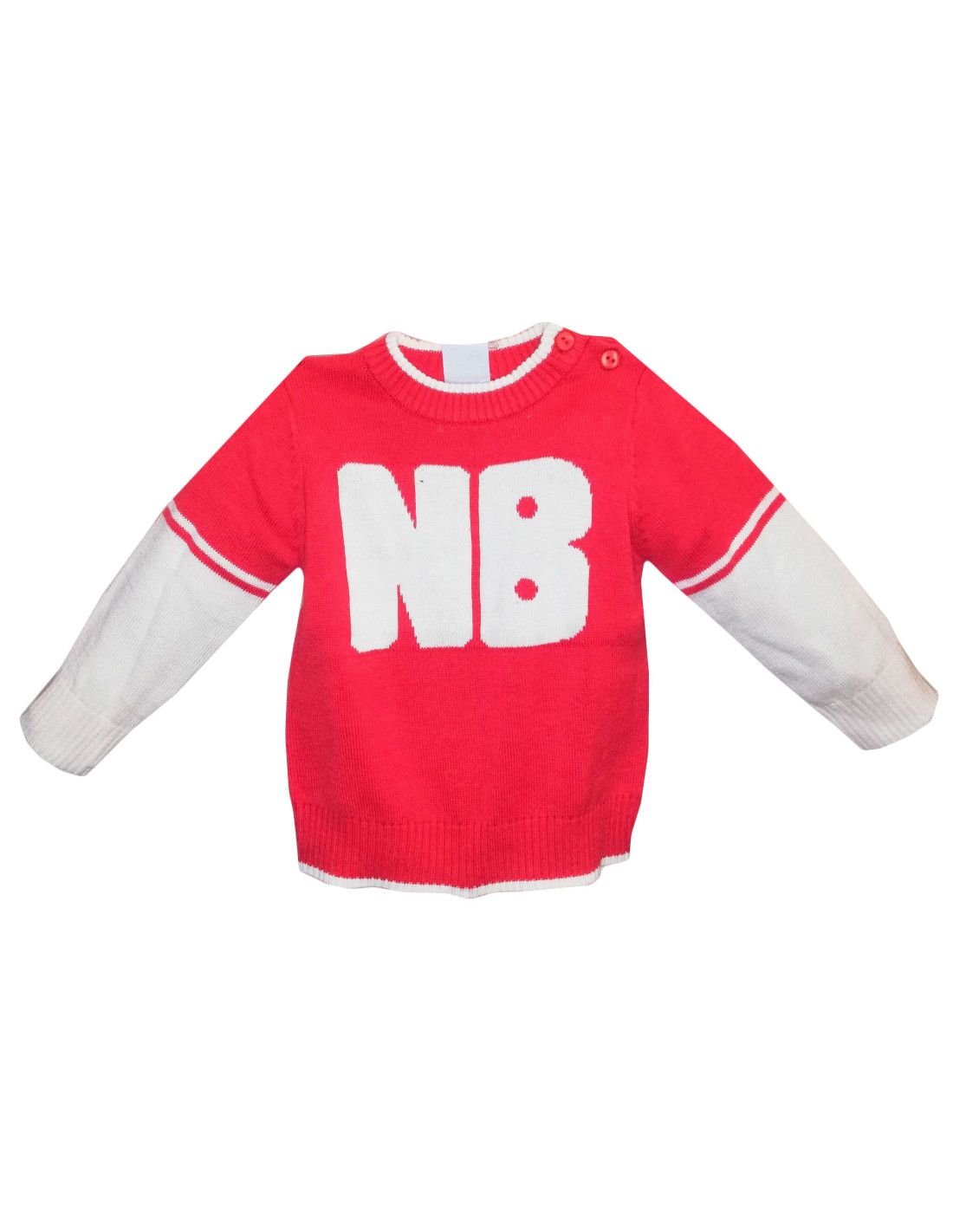 Ropa de bebe |Jersey manga larga NB bebé niño | COMPRA YA Talla 3 Meses  Color Rojo