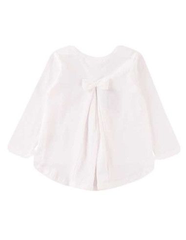 Camiseta manga larga con lazo niña 