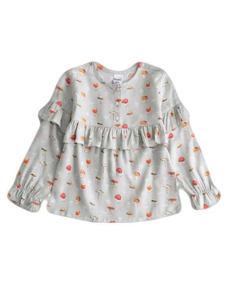 Blusa manga larga setas niña 