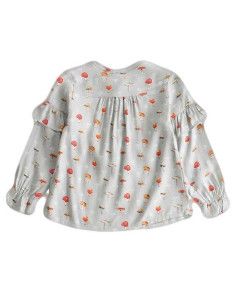 Blusa manga larga setas niña  2