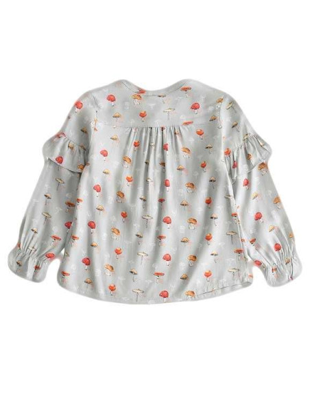 Blusa manga larga setas niña 