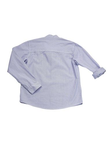 Camisa manga larga cuello mao niño 