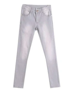 Pantalón largo vaquero gris niña 