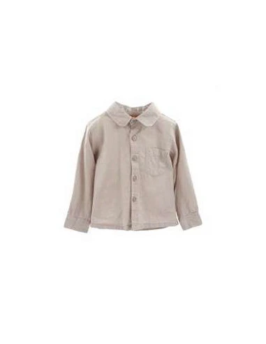 Camisa manga larga camel bebé niño 