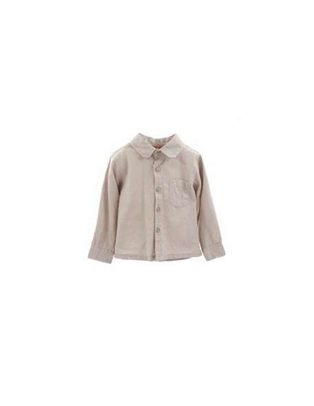Camisa manga larga camel bebé niño 