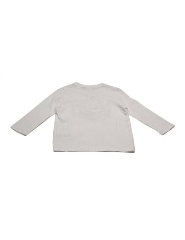 Camiseta manga larga letras niño 