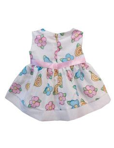 Vestido flores con sobrero bebé niña  2
