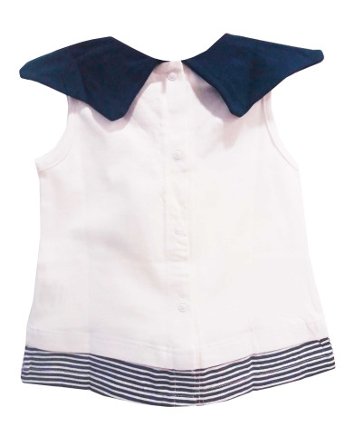 Vestido marinero bebé niña 