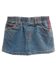 Falda corta denim niña 