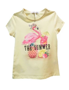 Camiseta flamenco niña 