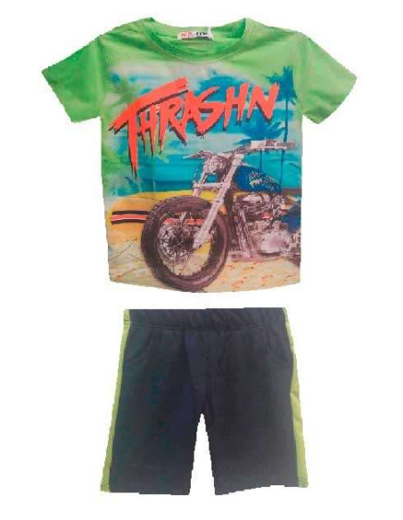 Conjunto manga corta sport niño 