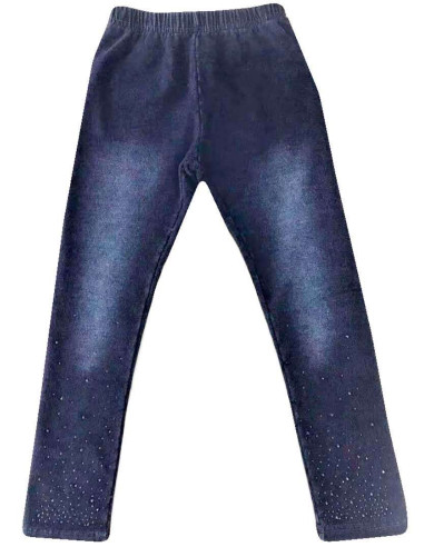 Leggings tejano gruesos niña 