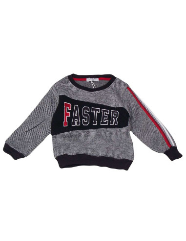 Sudadera manga larga faster niño 