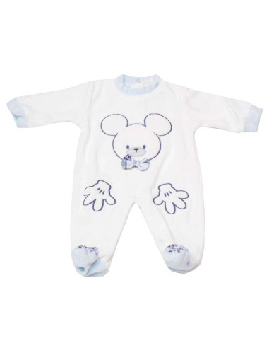 Ropa para bebe Pijama largo tundosado oso bebé