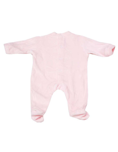 Pijama largo tundosado conejos bebé niña 