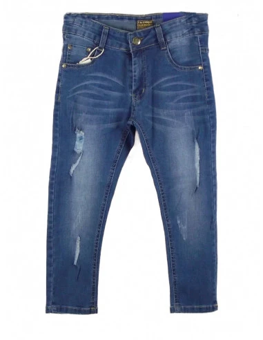 Pantalón tejano roto niño 