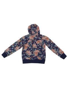 Sudadera capucha estampada niña  2