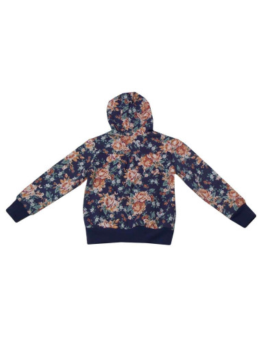Sudadera capucha estampada niña 