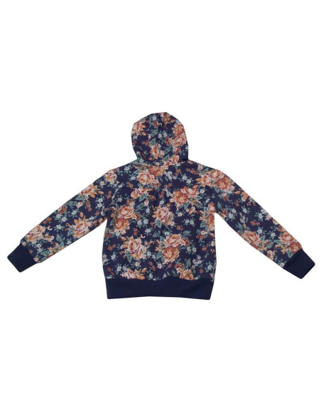 Sudadera capucha estampada niña 