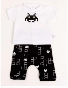 Conjunto pantalón pirata pacman bebé niño 