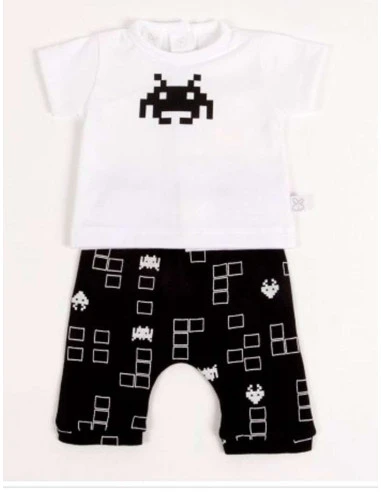 Conjunto pantalón pirata pacman bebé niño 