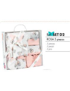Conjunto 5 piezas polaina minnie bebé niña  2
