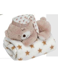 Caja regalo oso manta bebé  2