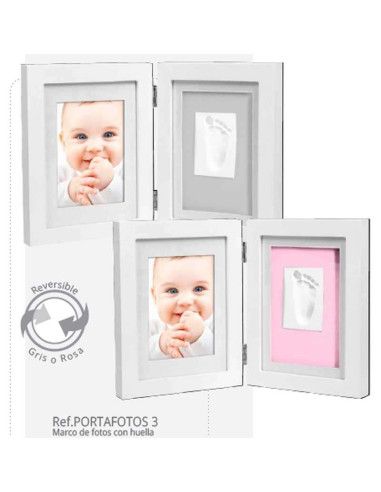 Marco foto con huella para bebé [product.brand] 1 - Ropa para Bebé | dyley | 