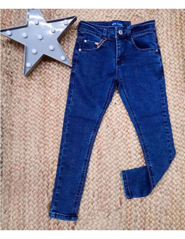 Pantalón vaquero largo pitillo niño 