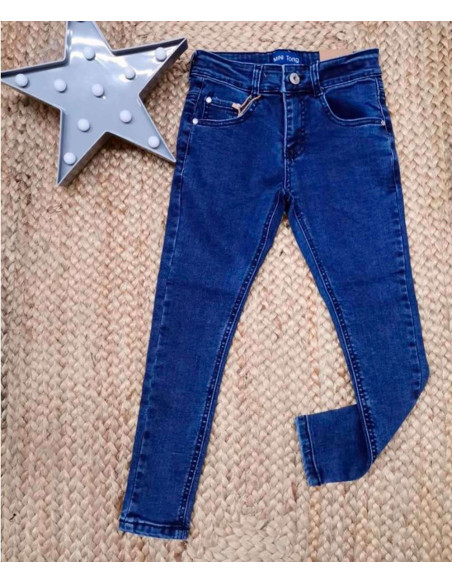 Pantalón vaquero largo pitillo niño 