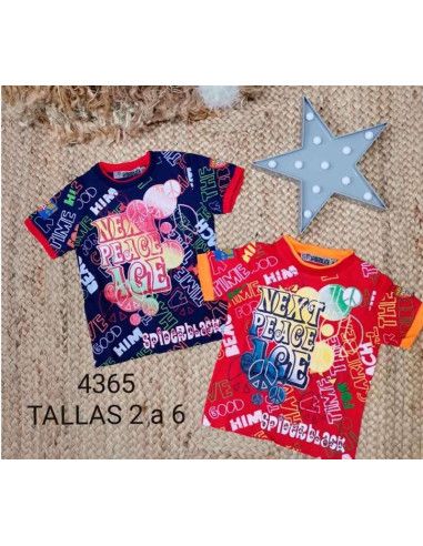 Ropa de niño |Camiseta manga corta next niño | DYLEY.COM Color Marino Talla  2 Años