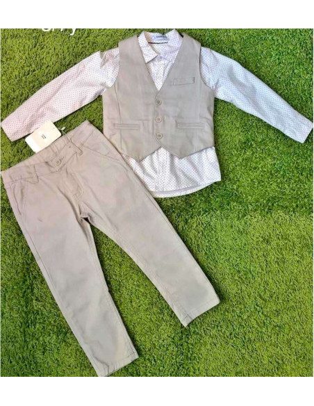 Conjunto chaleco niño ceremonia 