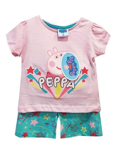 Conjunto manga corta PEPA PIG niña [product.brand] 1 - Ropa para Bebé | dyley | 