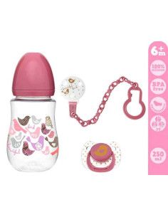Set biberón y accesorios rosa  2
