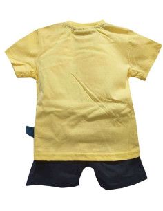 Conjunto manga corta funny bebé niño  2