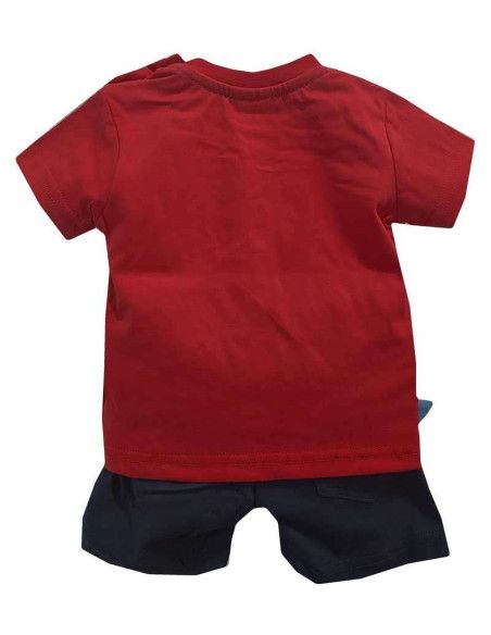 Conjunto manga corta tortuga bebé niño 
