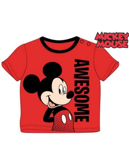 Camiseta Mickey manga corta niño 