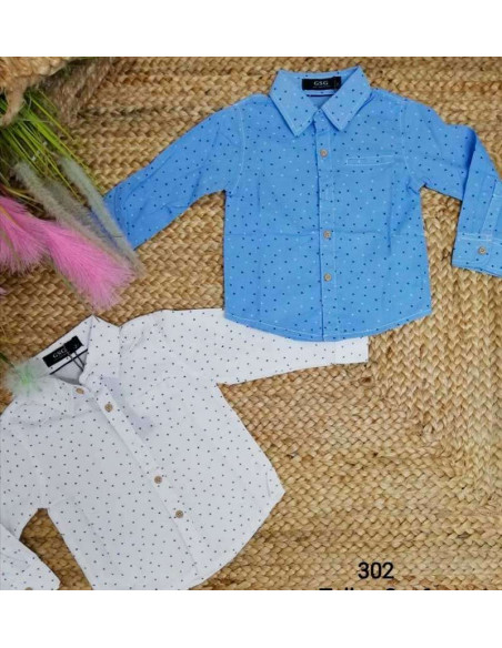 Camisa manga larga estrellas niño 